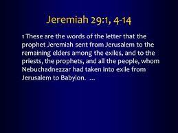 Jeremiah’s Letter to the Exiles